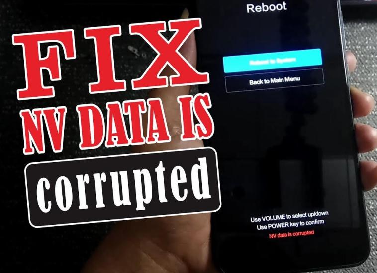 Xiaomi ve Redmi modellerinde nv data is corrupted
